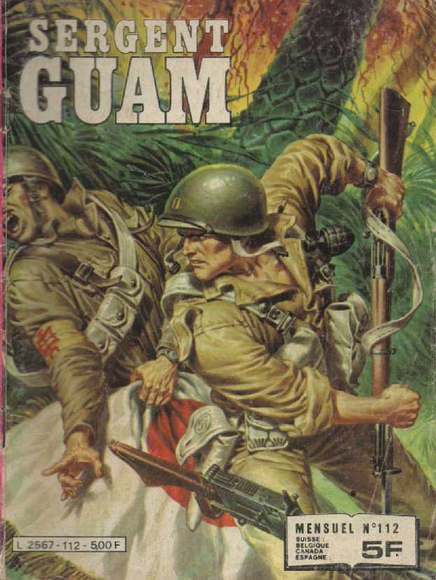 Scan de la Couverture Sergent Guam n 112